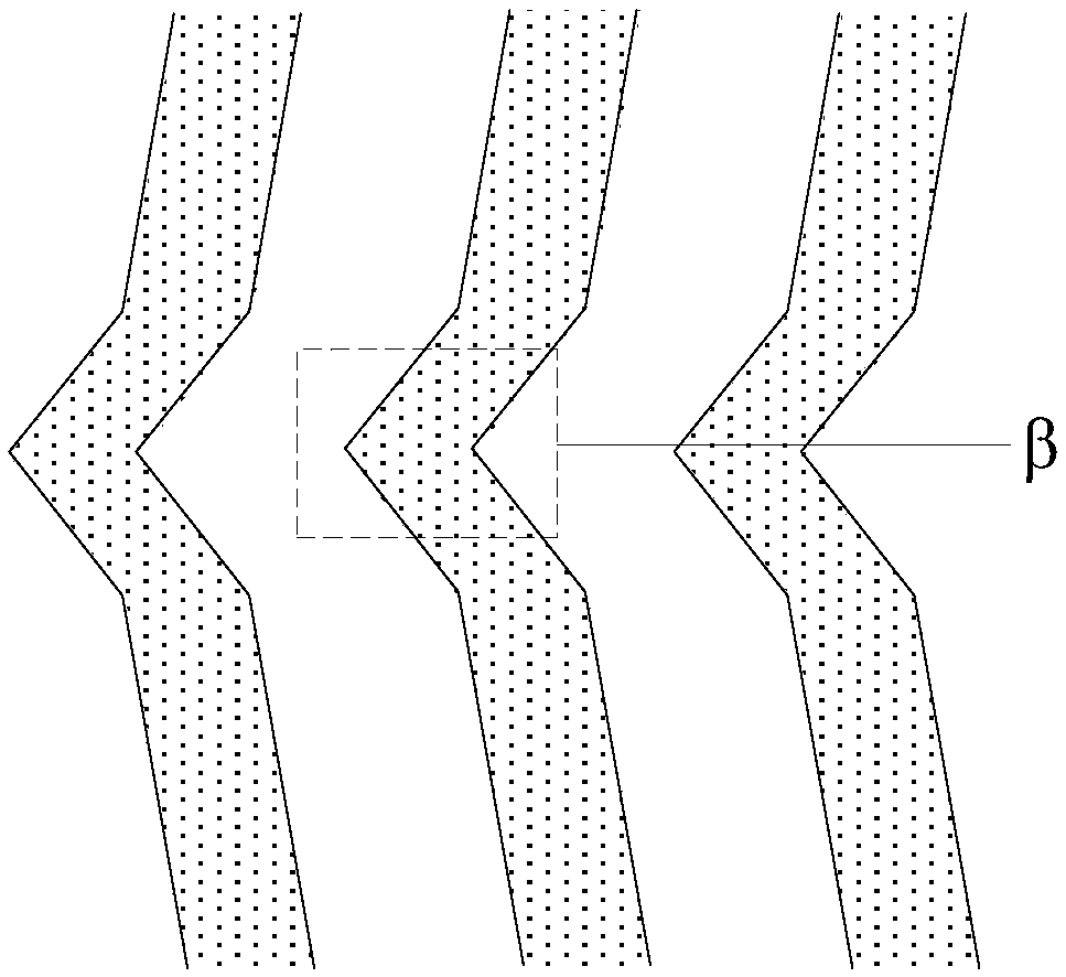 Mask for manufacturing double-domain electrode, double-domain electrode and display panel