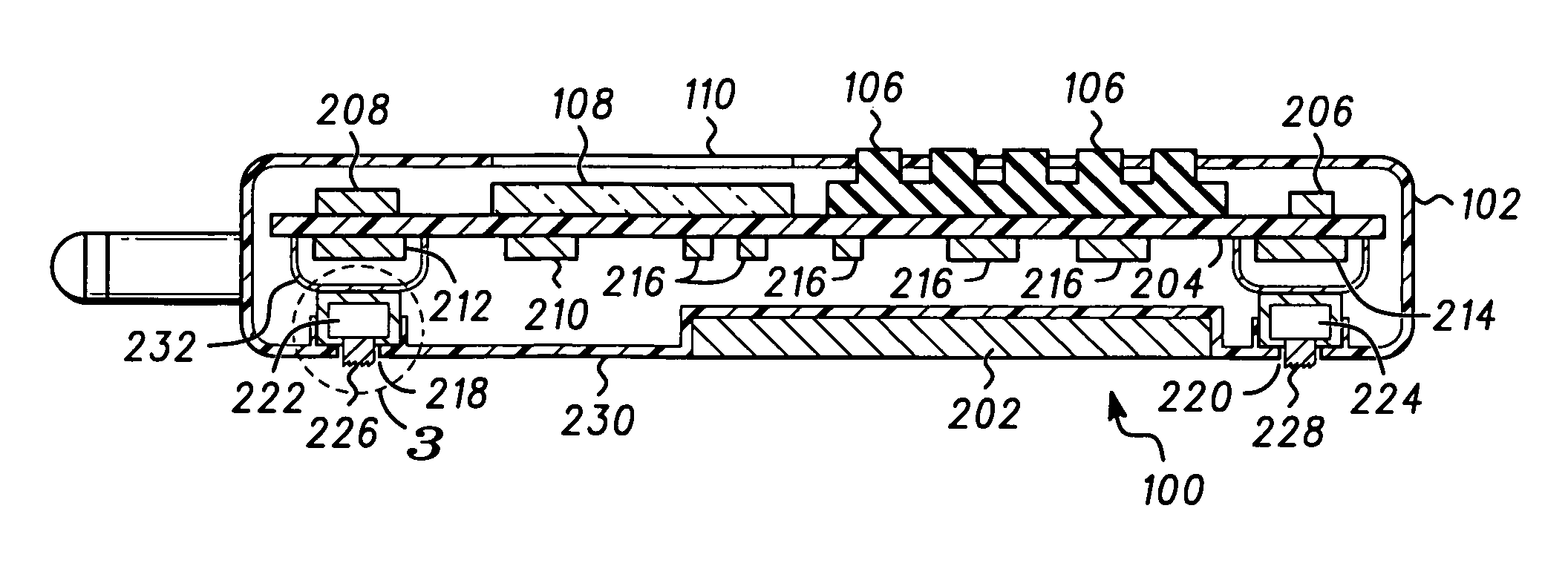 Ambulatory handheld electronic device