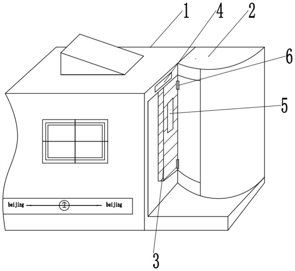 Glass fiber reinforced plastic wash cabinet and matched hand washing device thereof