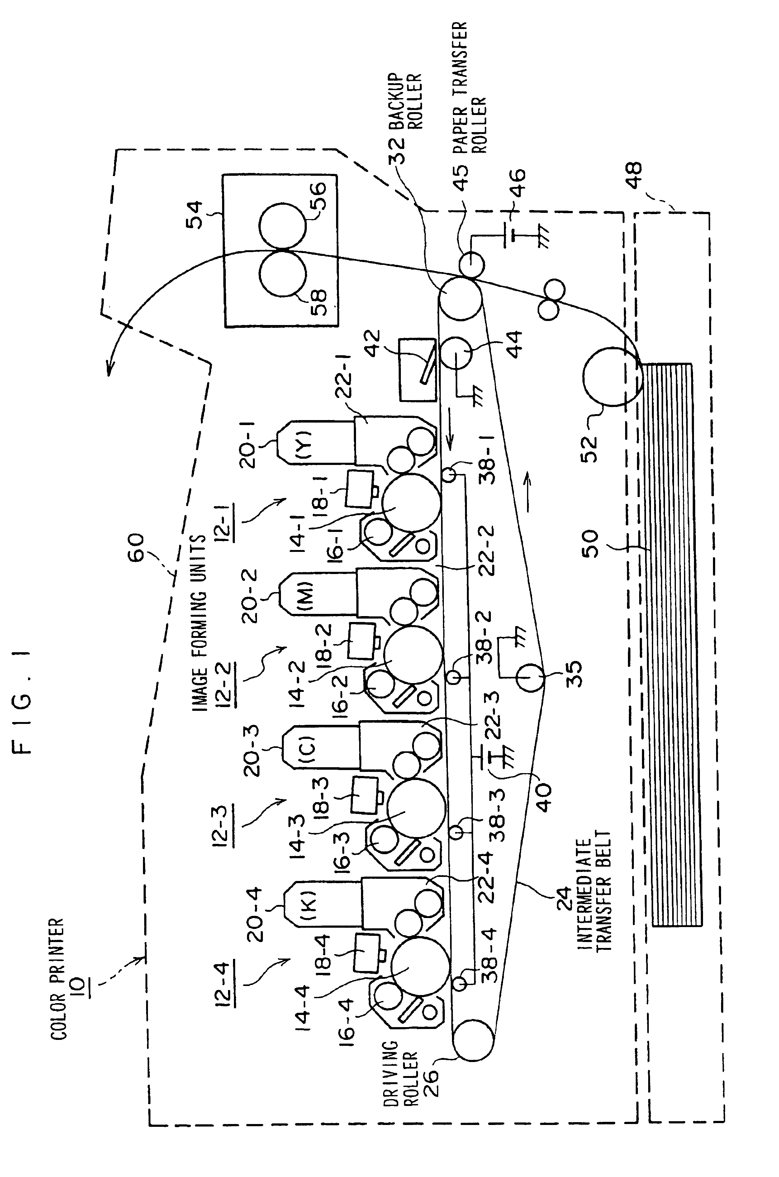 Color image forming method and color image forming device