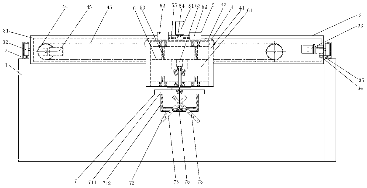 Material preparation device for loader test platform