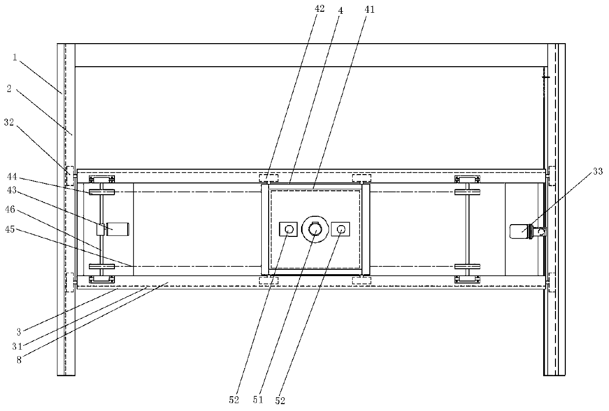 Material preparation device for loader test platform