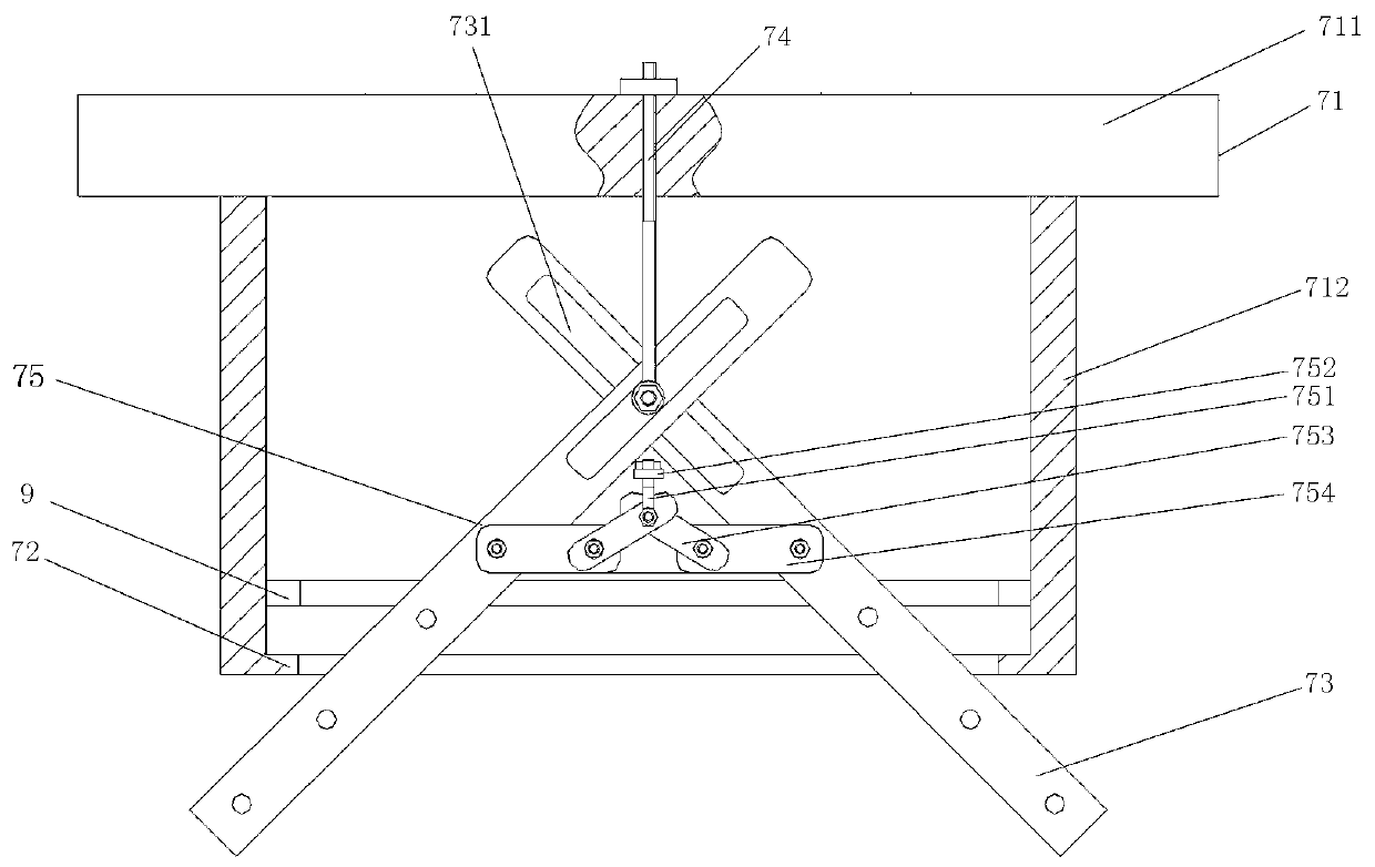 Material preparation device for loader test platform