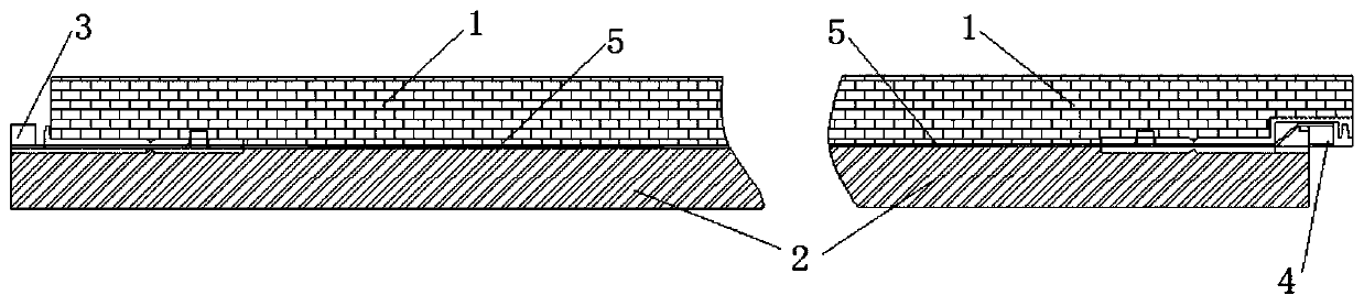 A kind of paving material and its splicing buckle paving method