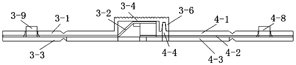 A kind of paving material and its splicing buckle paving method