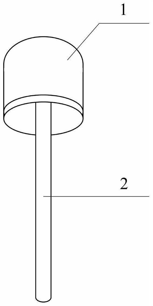 A high bonding strength electric knife head and its preparation method