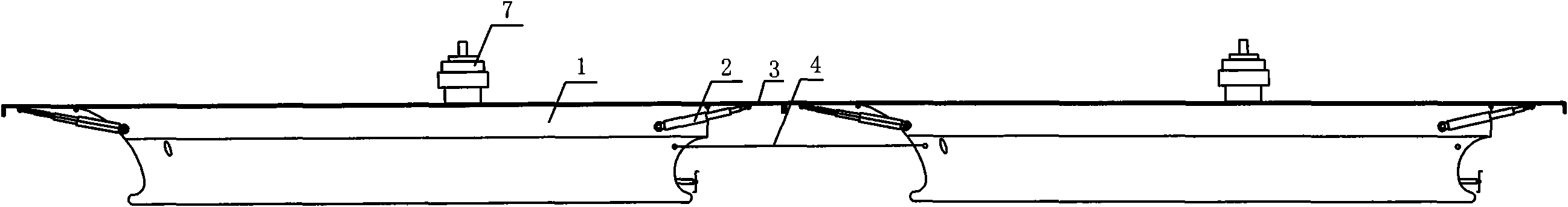 End-to-end double-aircraft carrier battle group