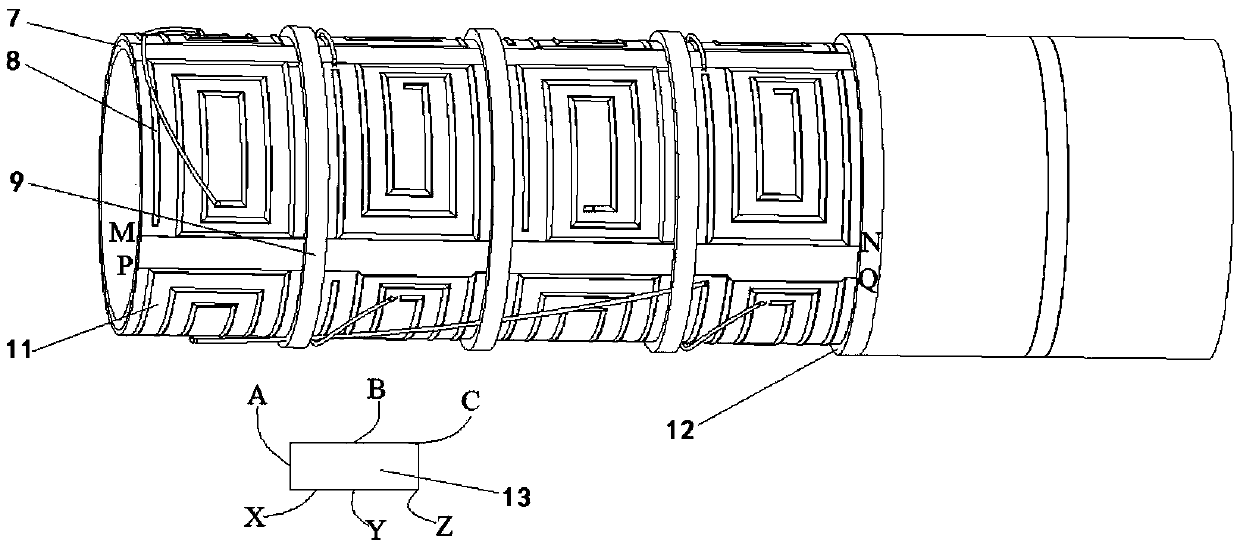 Conductive liquid micro-drive device and its application