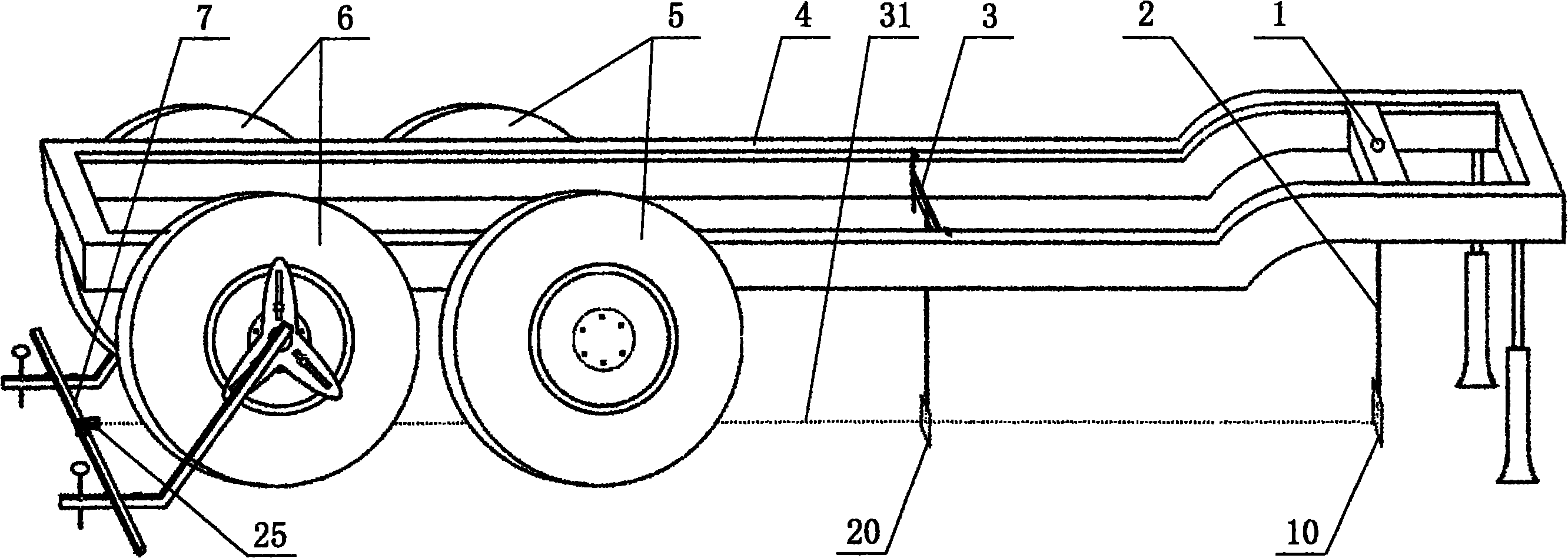 Semi-trailer positioning and measuring system