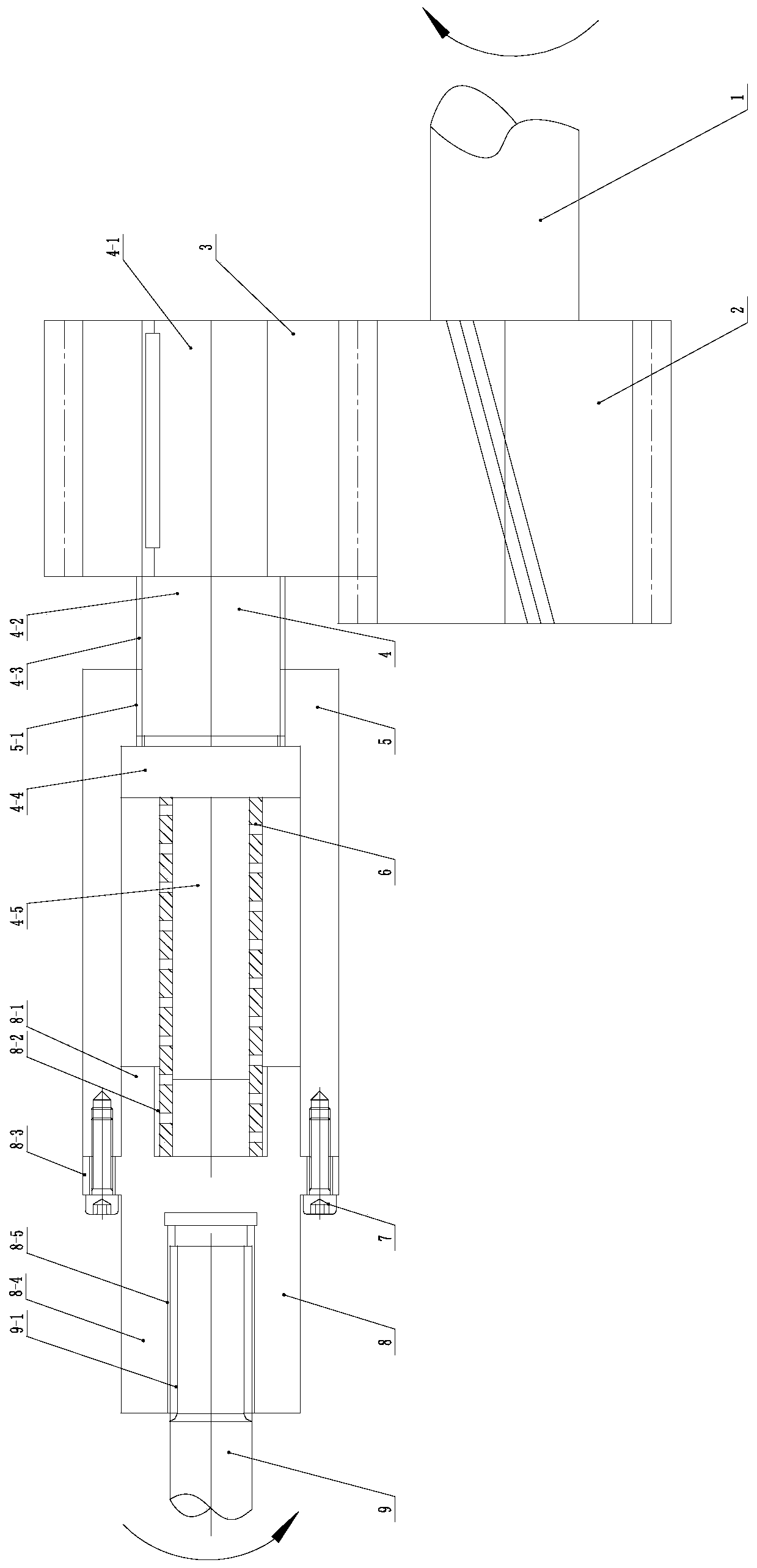 Buffer connection mechanism of transmission shaft