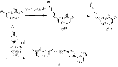 Preparation method of brexpiprazole