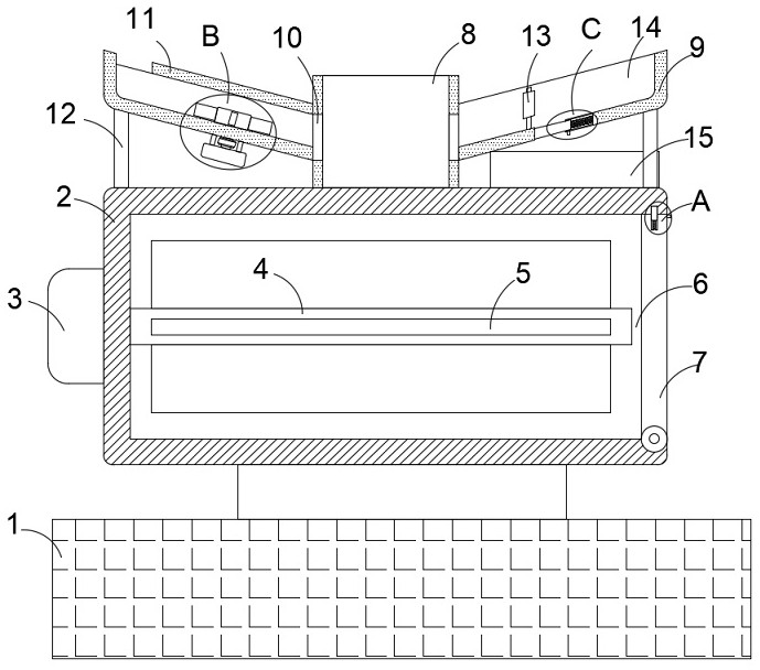 Batching device for concrete pipe pile processing