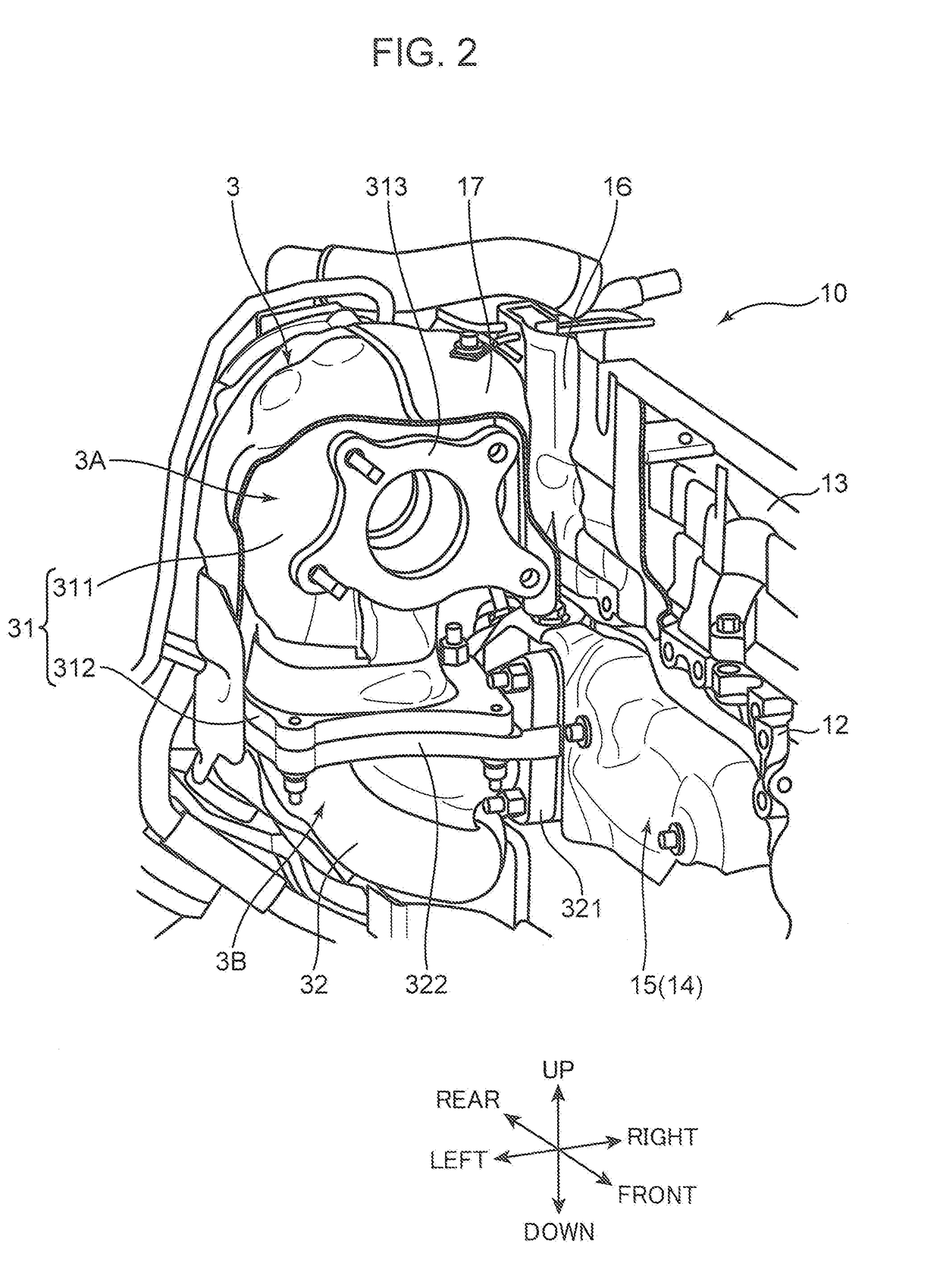 Turbocharger engine