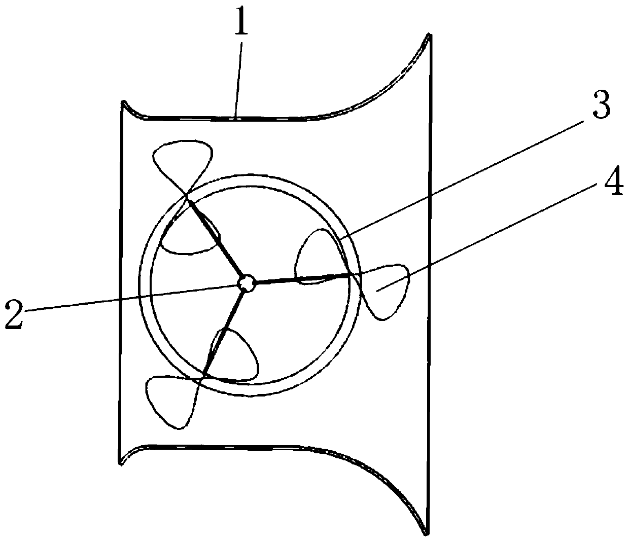 A hydro turbine based on composite multi-stage tidal current energy generation