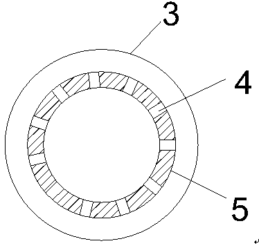 Environment-friendly grain processing and discharging device with dust removal function