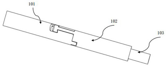 A human heart implantation device delivery interface and using method