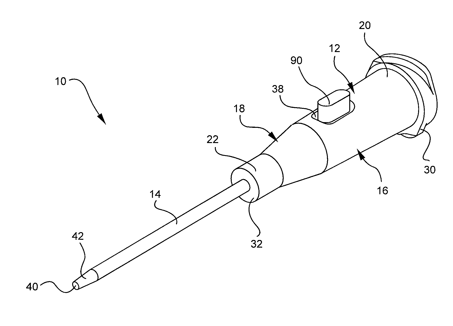 Push-button blood control