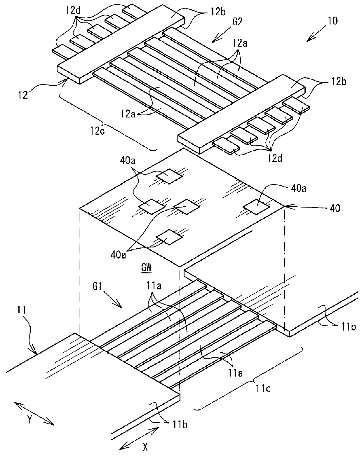 Electric cable structural body, electric connection structure, and method for producing electric cable structural body