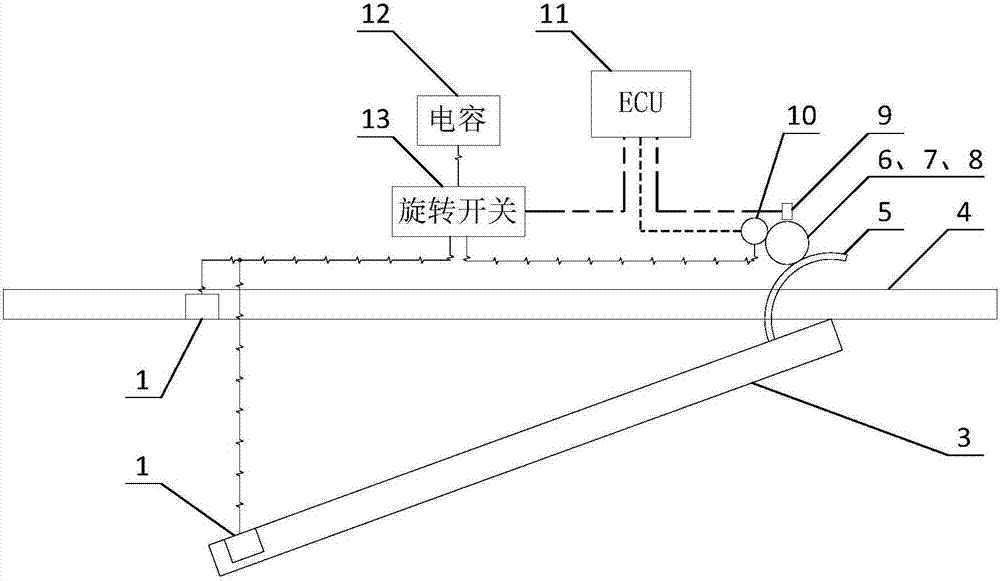 Slow-closing device for automobile door and control method thereof