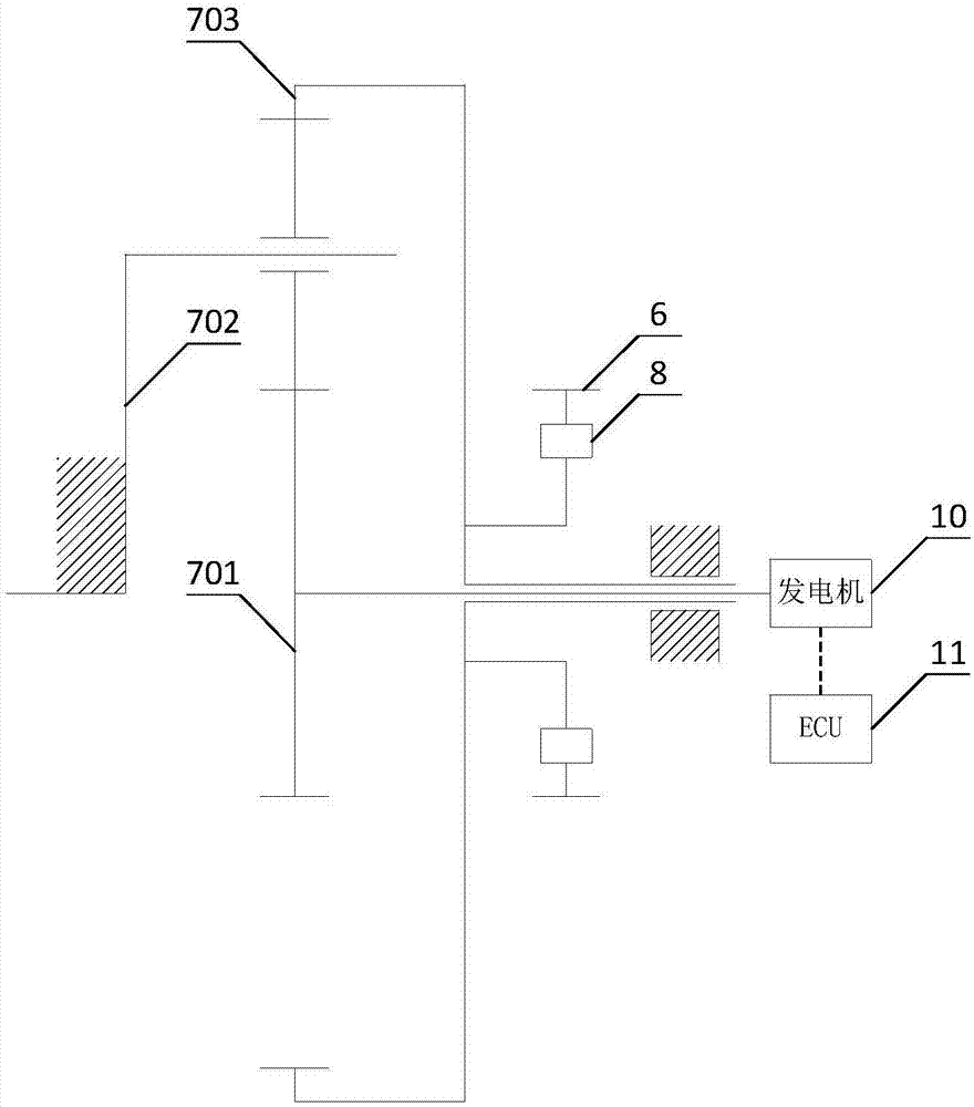 Slow-closing device for automobile door and control method thereof