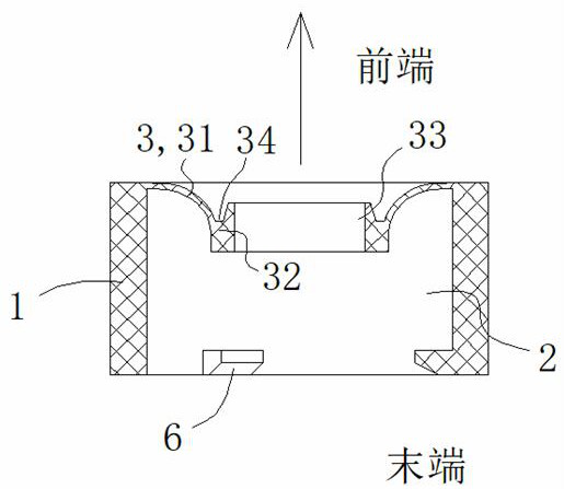 Anti-shock plug of gas sensor and gas sensor using anti-shock plug