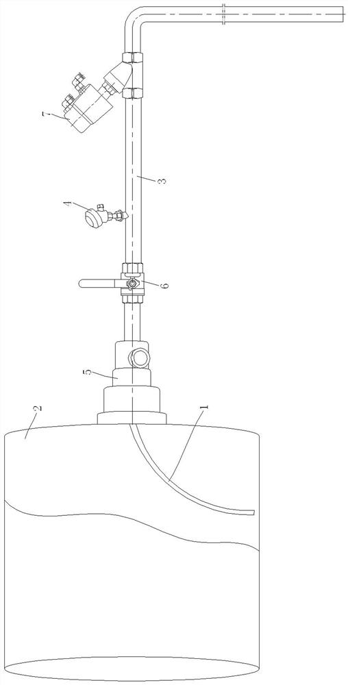 On-line detection method for siphon tube damage of steam drying cylinder