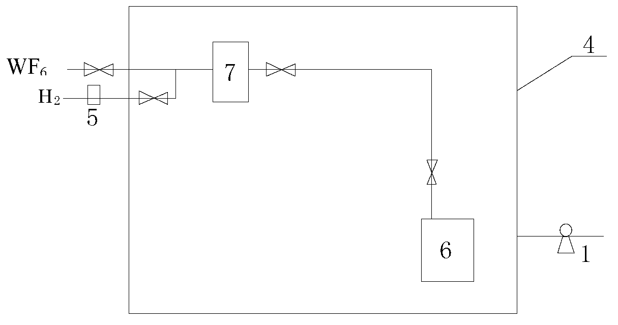 Method for manufacturing tungsten pipe