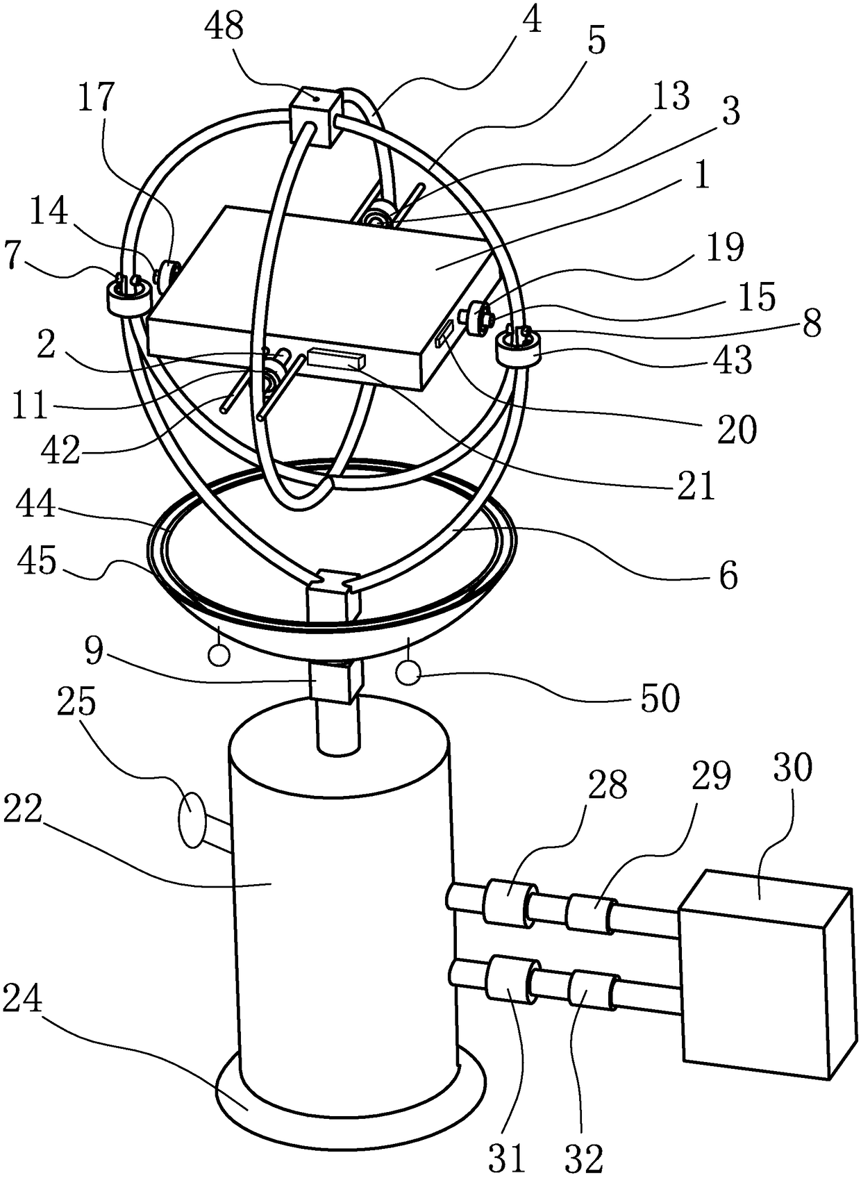 Bed for ship with controller