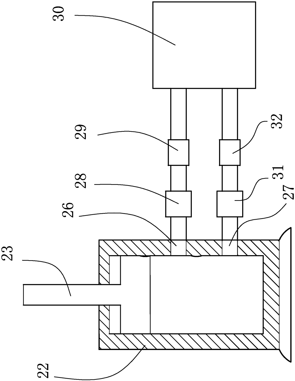 Bed for ship with controller