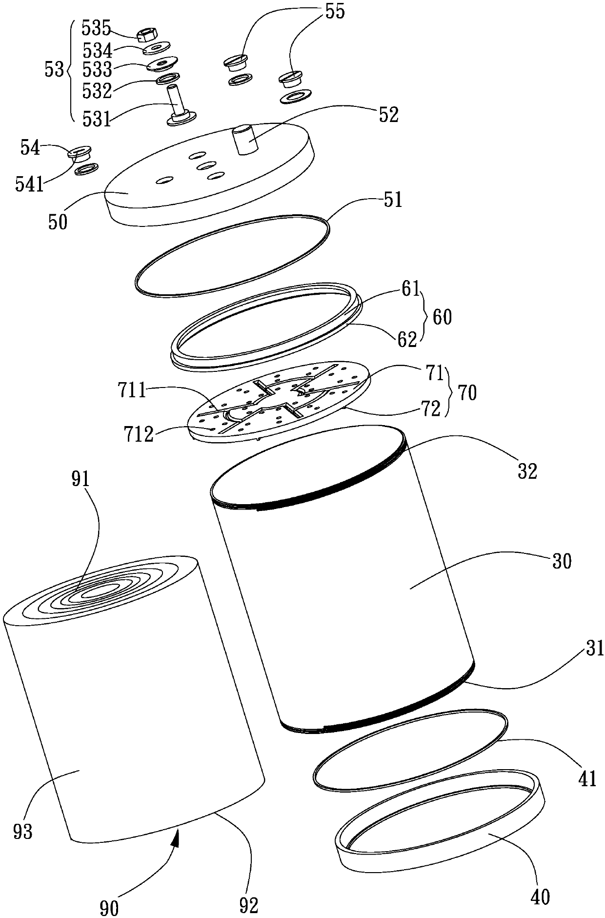 Lithium battery packaging shell and lithium battery