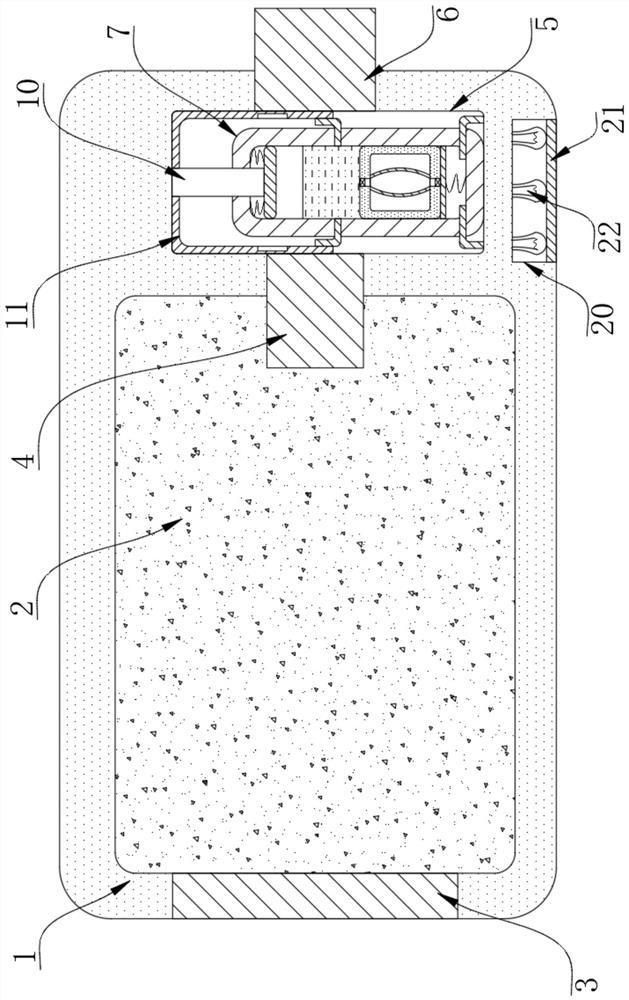 Overheat protection type lithium battery