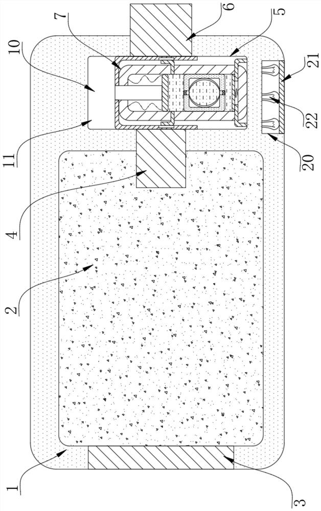 Overheat protection type lithium battery