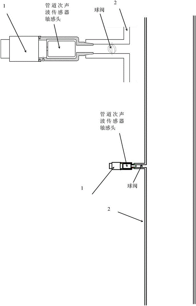 Pipeline leakage recognizing and positioning system and method based on sound wave imaging