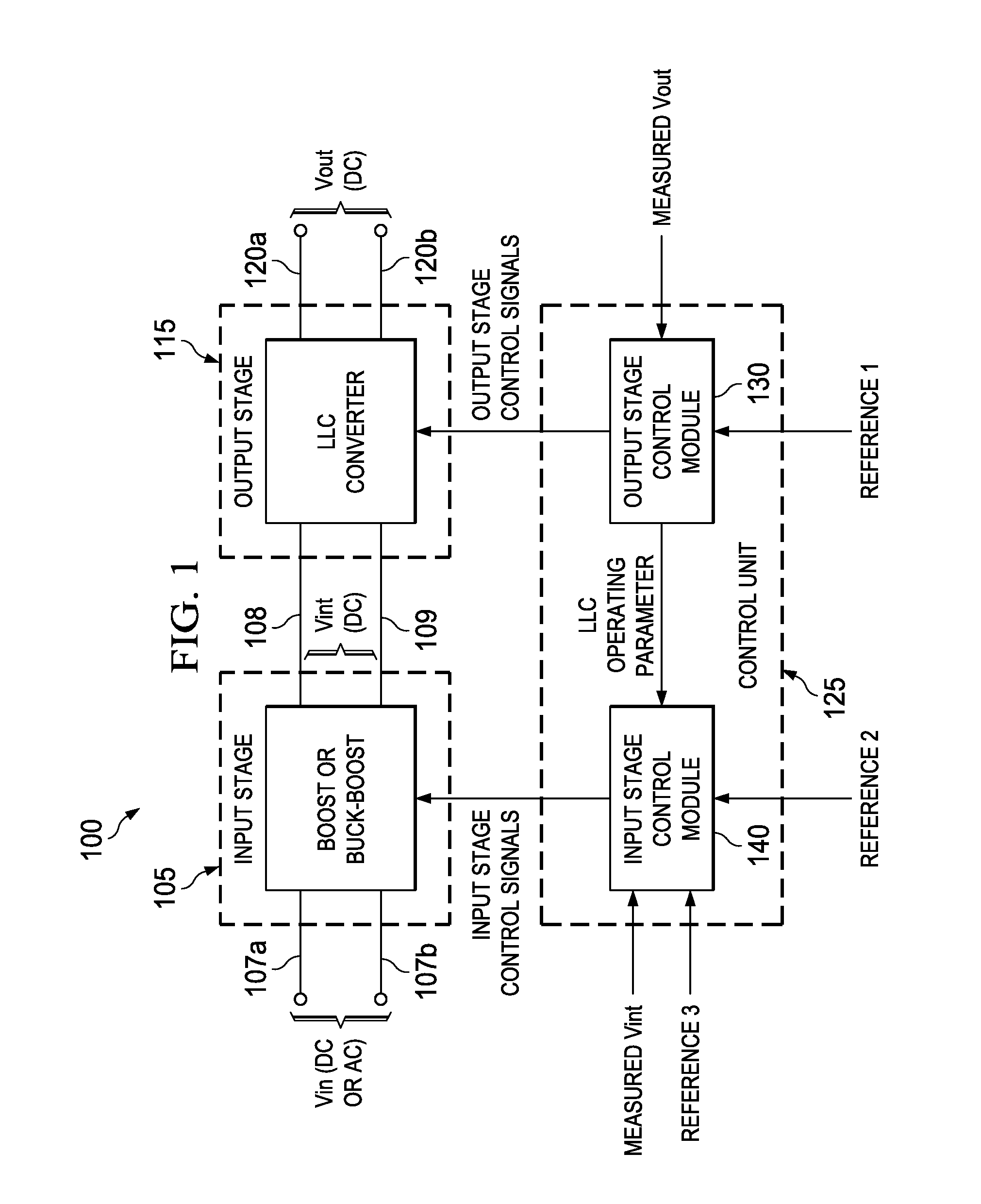 Optimization of a power converter employing an llc converter