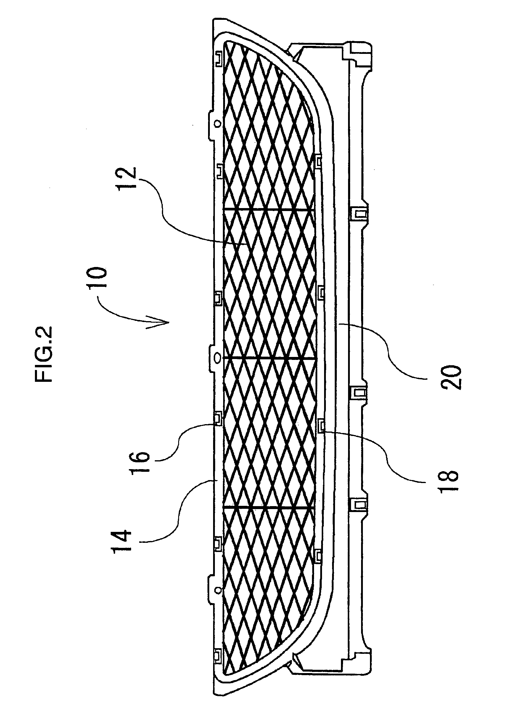 Automobile bumper structure