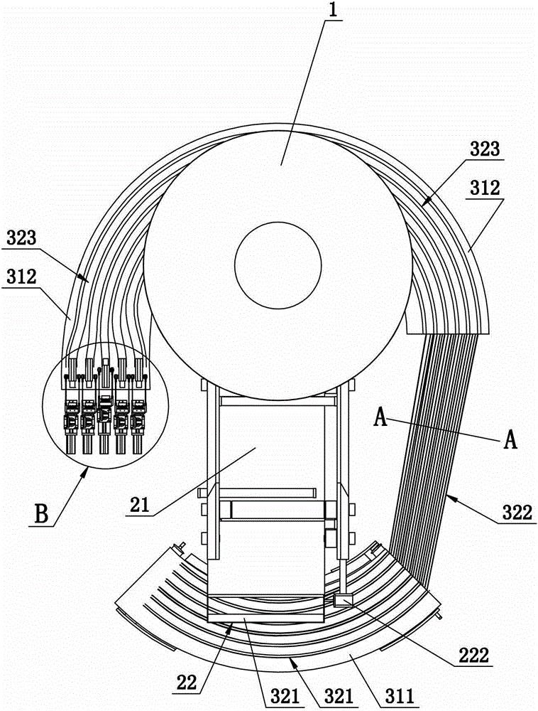 A high-speed flat bottle unscrambling device and bottle unscrambling method