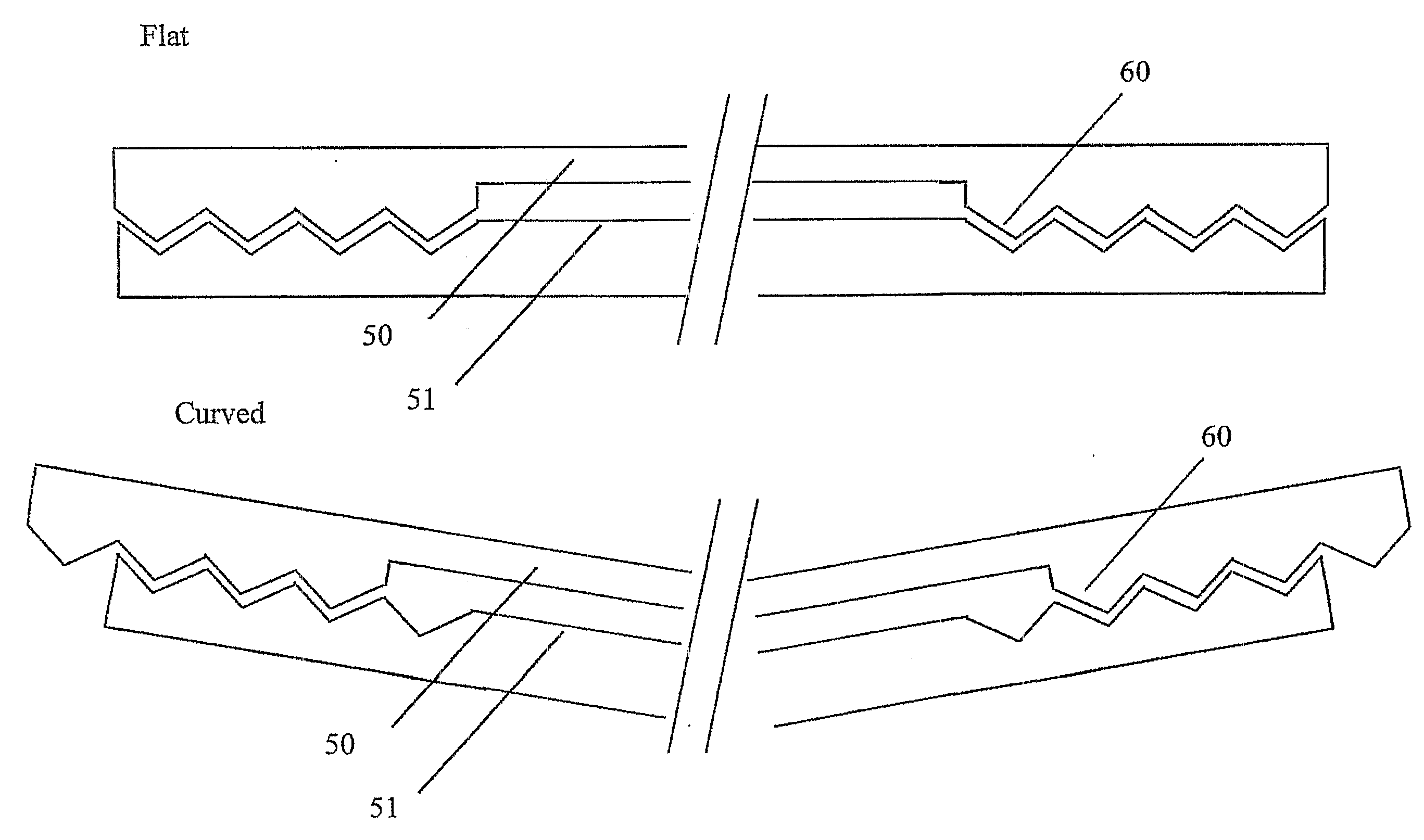 Light output arrangement and display