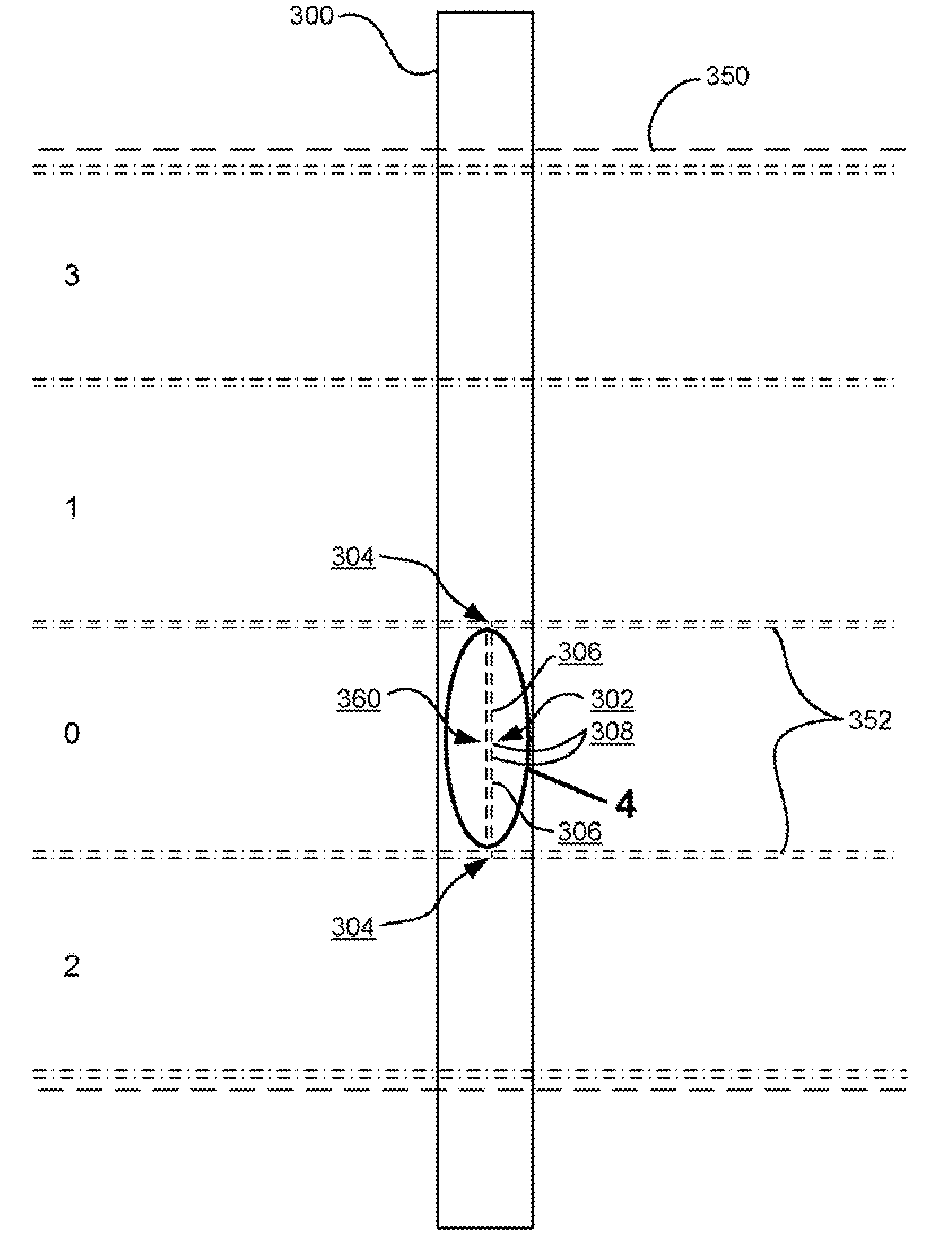 Progressive track width head and method