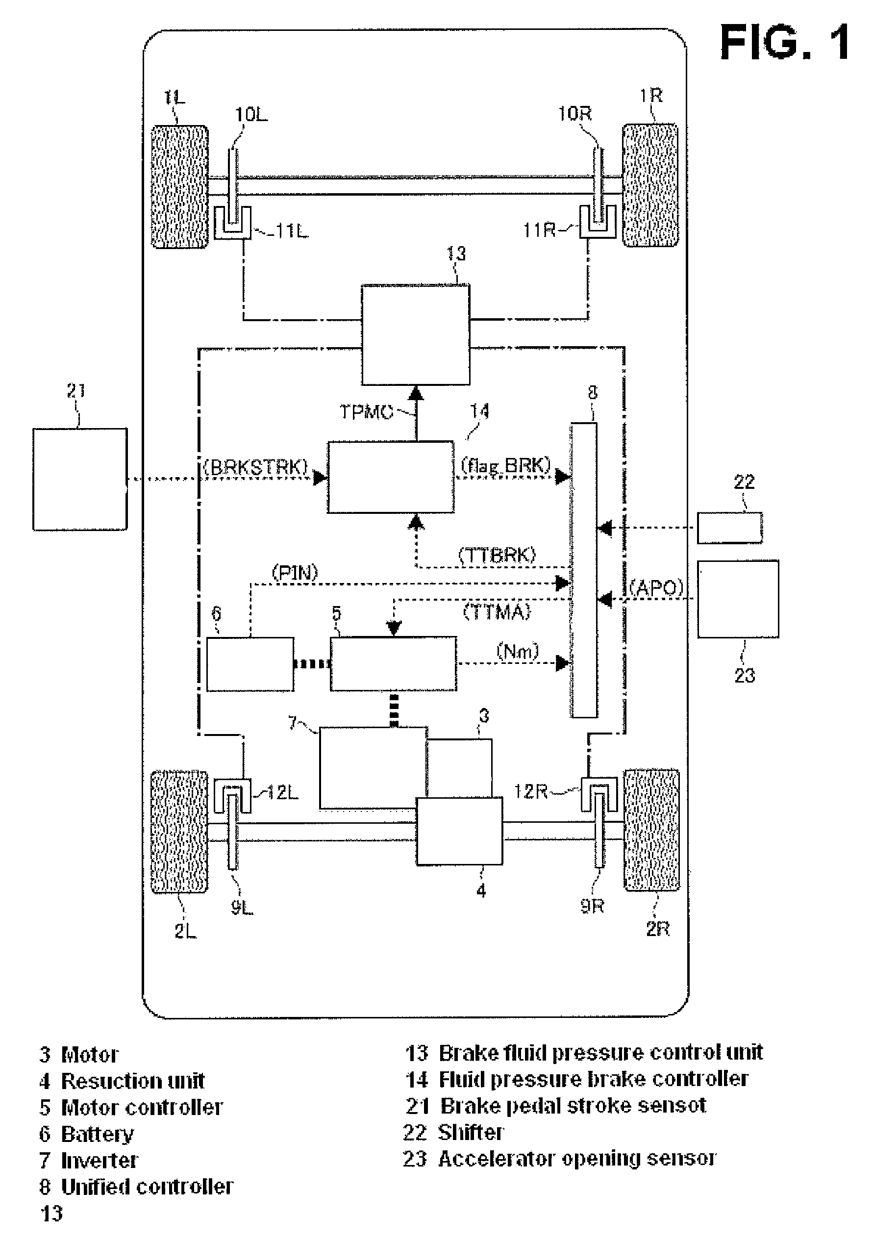 Control apparatus for preventing rolling back of an electrically driven vehicle upon start-up thereof