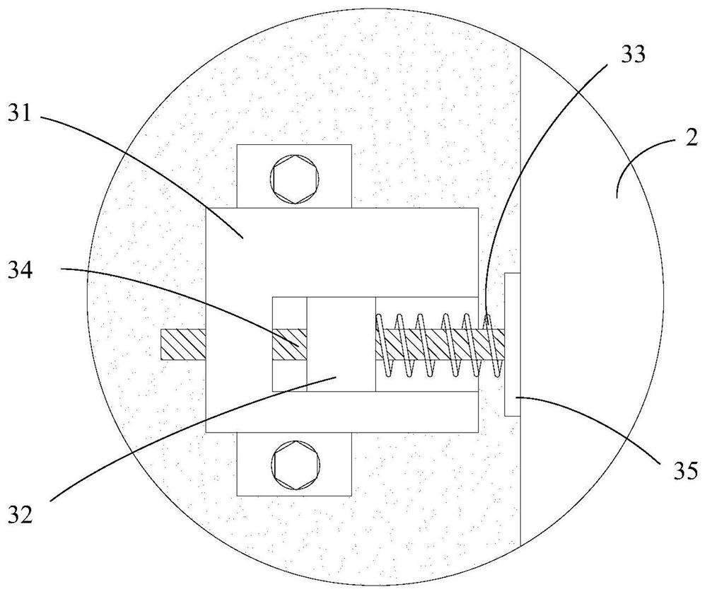 Overhanging type material platform with transverse supporting system