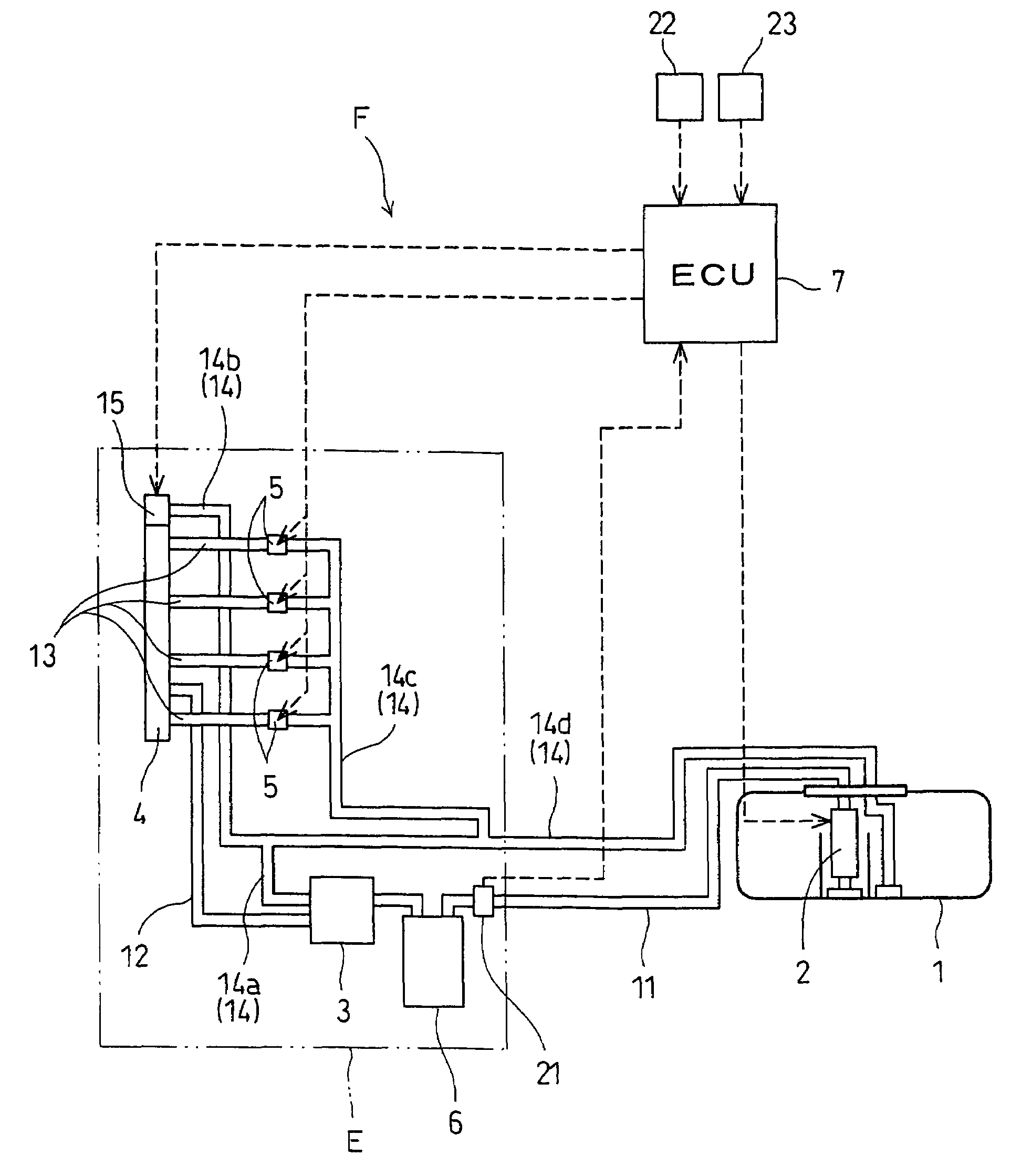 Fuel supply system for diesel engine