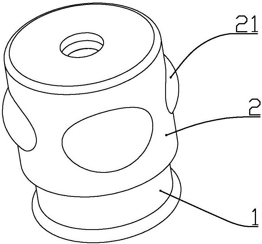 Cupping device having massaging function