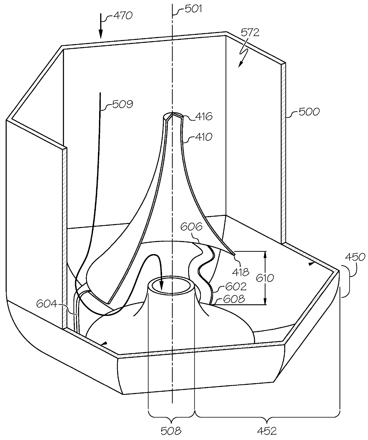 Cell structure for use in an acoustic panel, and methods of producing the same