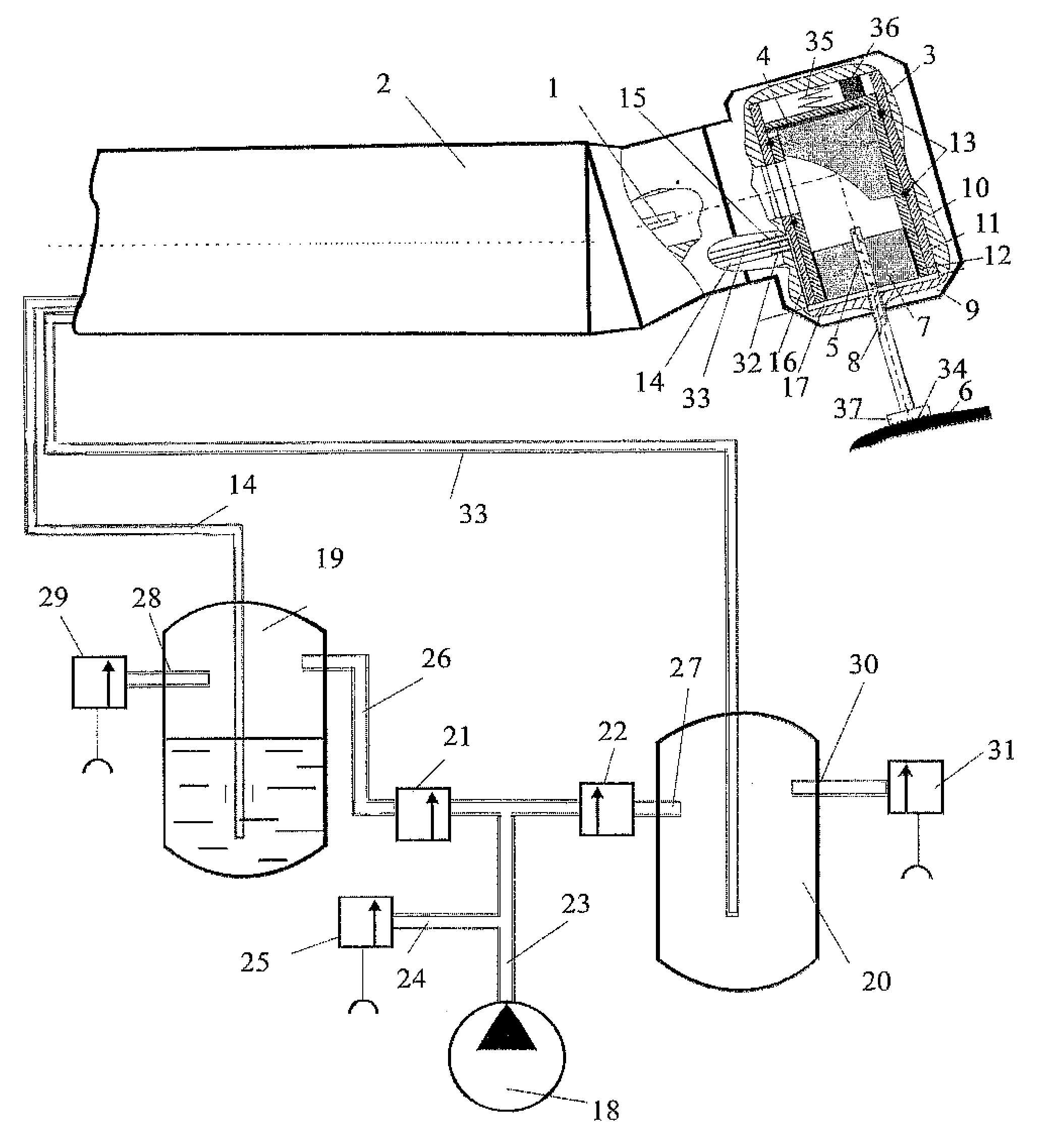 Method and apparatus for processing hard material