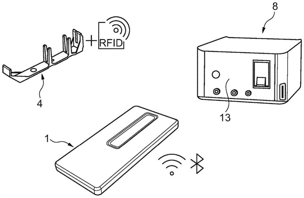 System, devices, and method for identifying a medical tool