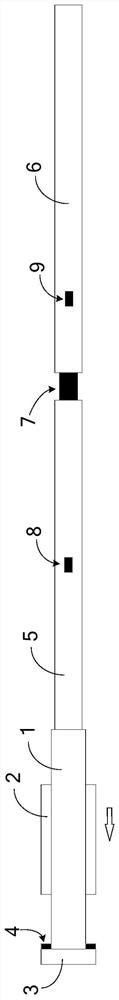 Device for testing dynamic force-electricity coupling performance of material