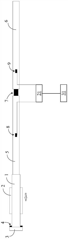 Device for testing dynamic force-electricity coupling performance of material