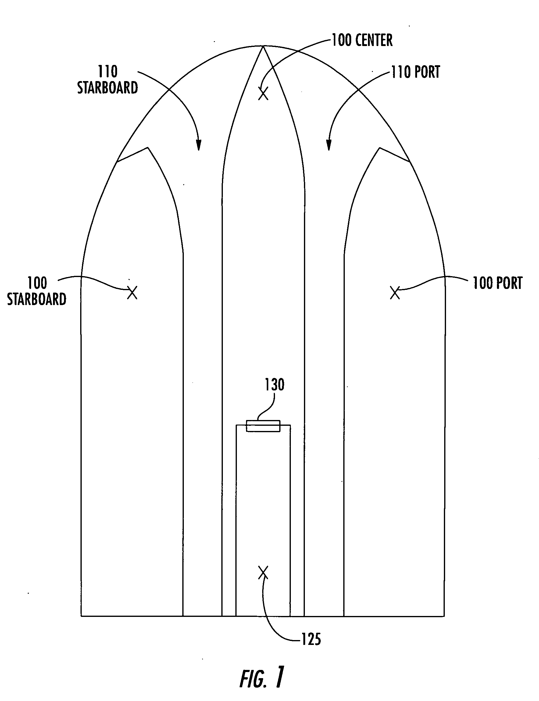 Powerboat with disappearing tunnel