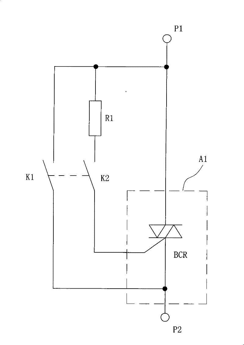 Switch crowbar circuit and control method thereof