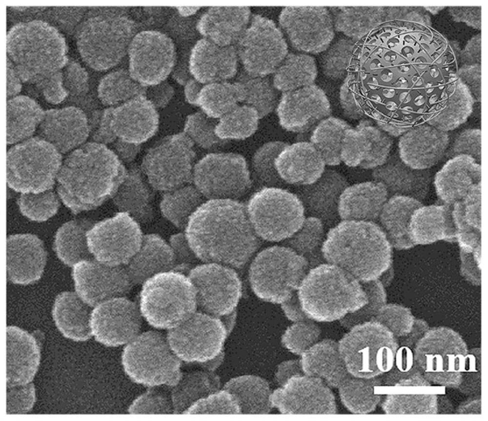 Super-assembled polyethylene glycol/silicon dioxide nano sensing probe as well as preparation method and application thereof